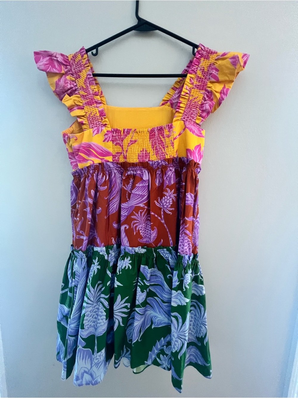 Farm Rio Multicolor Tiered Sundress with Ruffle Straps - Picture 3 of 4